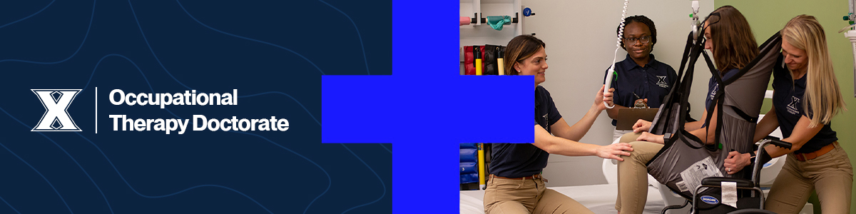 Xavier University OTD Banner